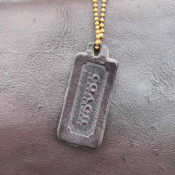 Vintage NYC Coach Swag Bag #9520 - Picture 7 of 16